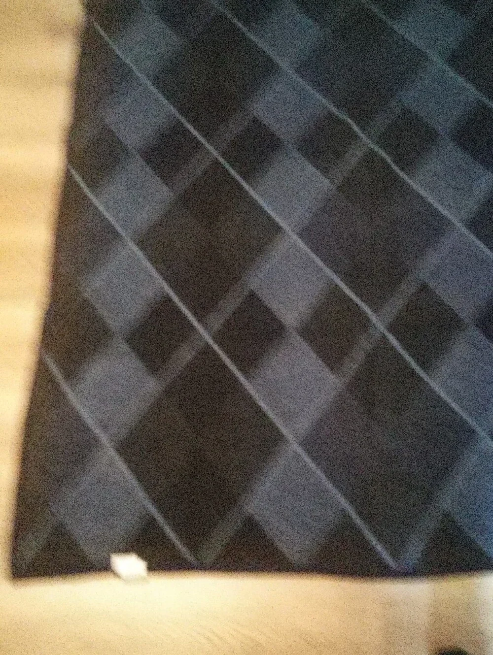 Biederlack Argyle Blues Blanket